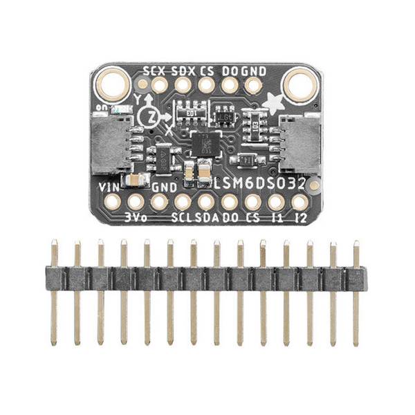 Adafruit LSM6DSO32 Beschleunigungsmesser, Gyroskop Sensor Qwiic, STEMMA QT Plattform-Evaluierung