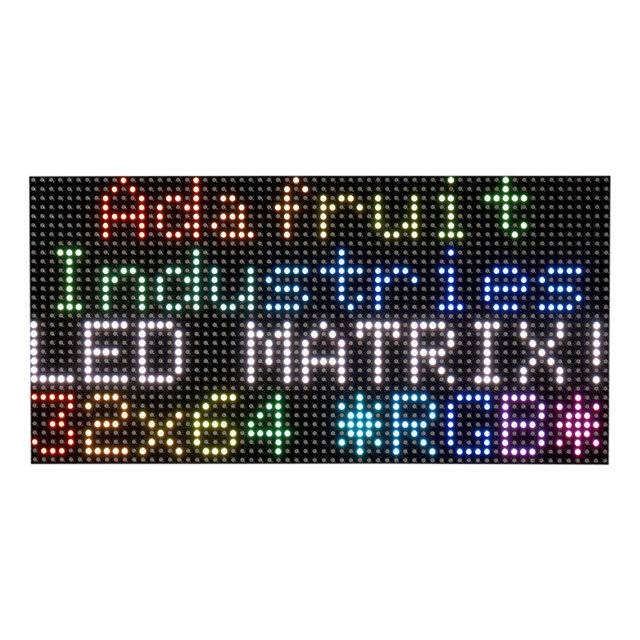 Adafruit Displaymodule - LED-Punktmatrix 64 x 32 Rot, Grün, Blau (RGB) L x B x H: 12,50" x 6,20"-3