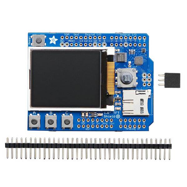 Adafruit JD-T1800, ST7735R LCD 1,8" Anzeige Arduino Plattform-Evaluierung Erweiterungsboard 802
