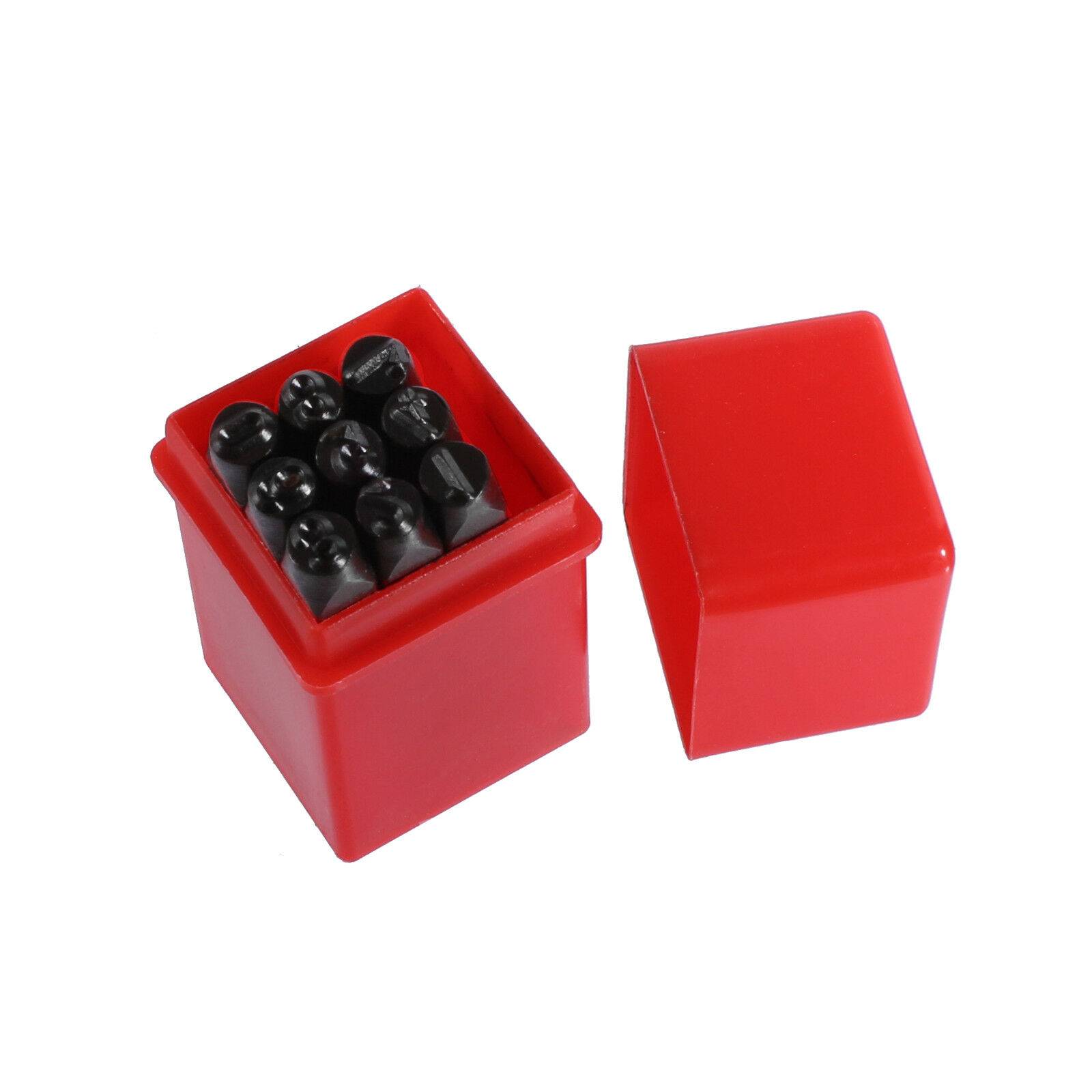 Schlagzahlen Schlagbuchstaben SET Schlagstempel Prägestempel Einschlagzahlen Zahlen 9-tlg. 4mm-0
