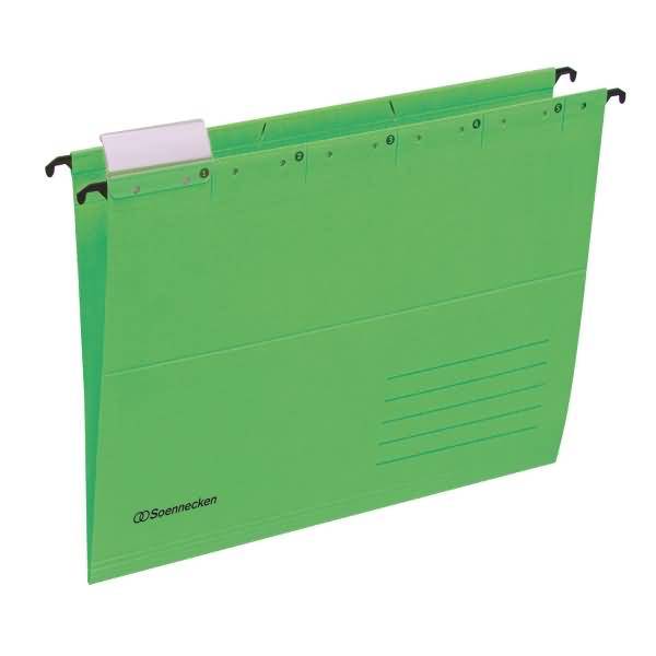 Hängemappe DIN A4 220g RC Karton gn 25 St./Pack. - Artikel: 122110660