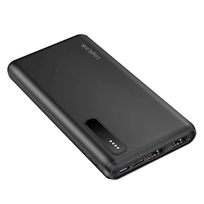 Logilink Mobile Power Bank, LiPo, 8.000 mAh, black Energie & USV Powerbanks-1
