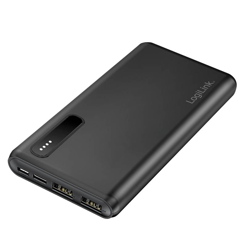 Logilink Mobile Power Bank, LiPo, 8.000 mAh, black Energie & USV Powerbanks-2