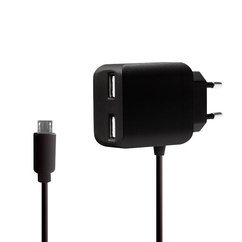 LogiLink USB-Adapterstecker mit Micro-USB-Kabel, schwarz-0