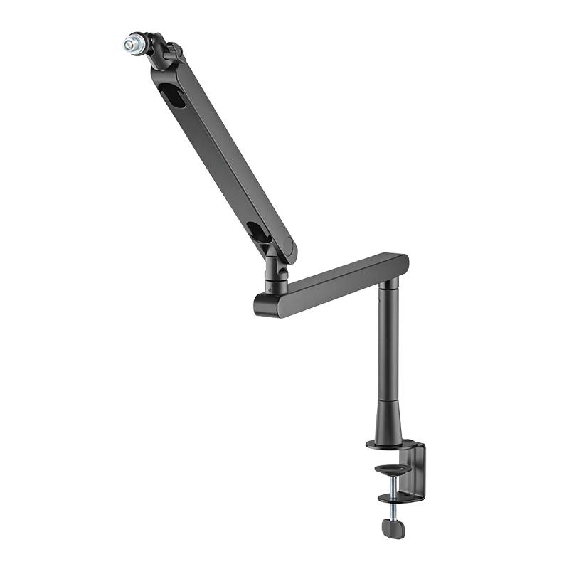 Professional Studio Microphone Boom Arm Stand, aluminum, black Audio & Video Microphones-1