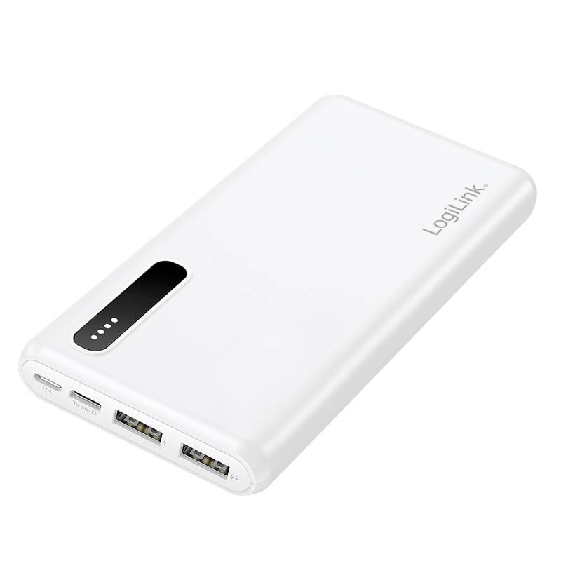 Logilink Mobile Power Bank, LiPo, 8.000 mAh, white Energie & USV Powerbanks-2