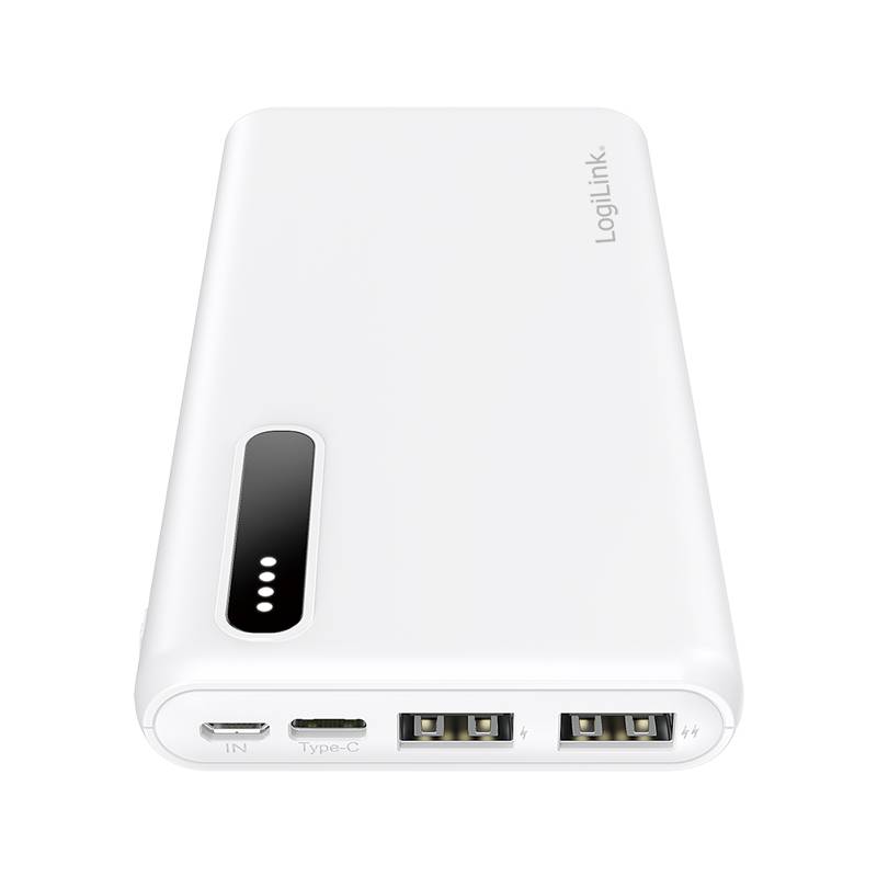 Logilink Mobile Power Bank, LiPo, 8.000 mAh, white Energie & USV Powerbanks-3