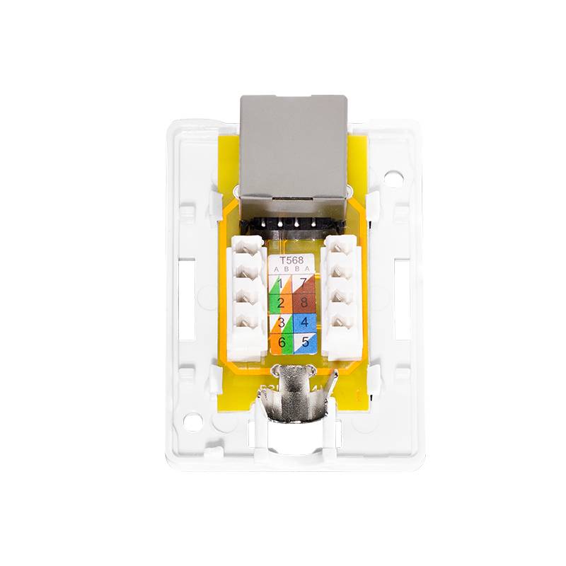 Cat.6A Surface Mounted Box 1 x RJ45, shielded Baumarkt & Garten Elektroinstallation Steckdosen &-3