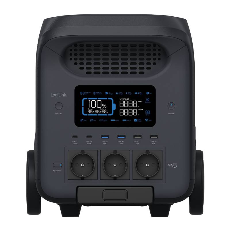 Portable power station, 3000W, LiFePO4 battery, Tuya compatible Energie & USV Powerstation-2