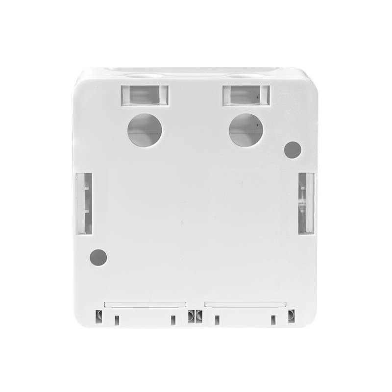LogiLink Keystone surface mount box 2-port with shutter-3