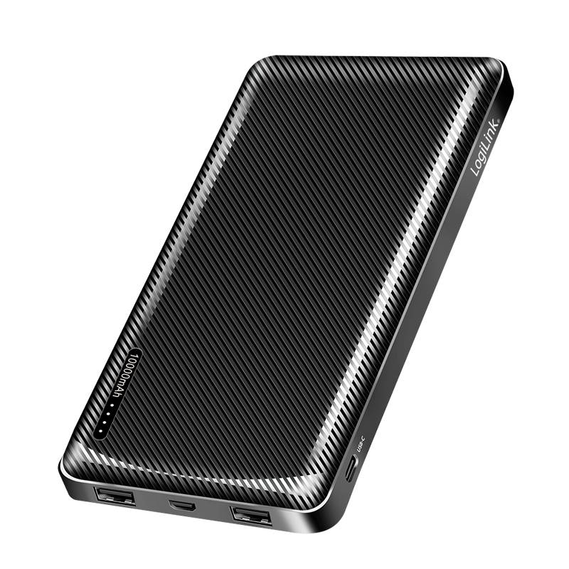 Powerbank - USB-C - 10000 mAh - 12 Watt - 2.4 A - Fast Charge - 2 Ausgabeanschlu-0