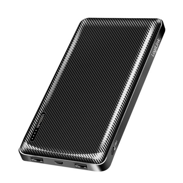Powerbank - USB-C - 10000 mAh - 12 Watt - 2.4 A - Fast Charge - 2 Ausgabeanschlu