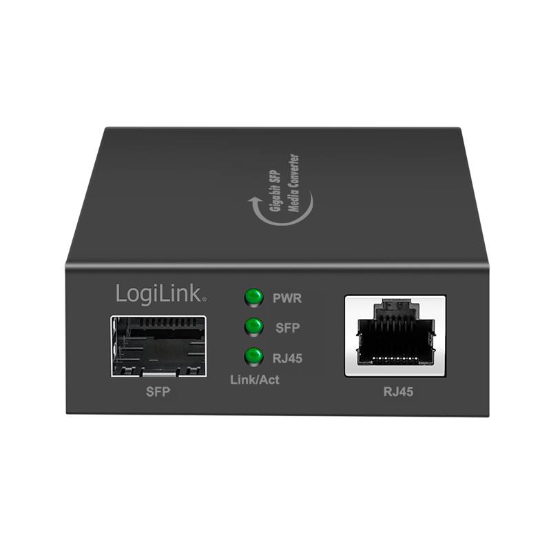 LogiLink Medienkonverter RJ45 auf SFP - Converter - 1 Gbps-1