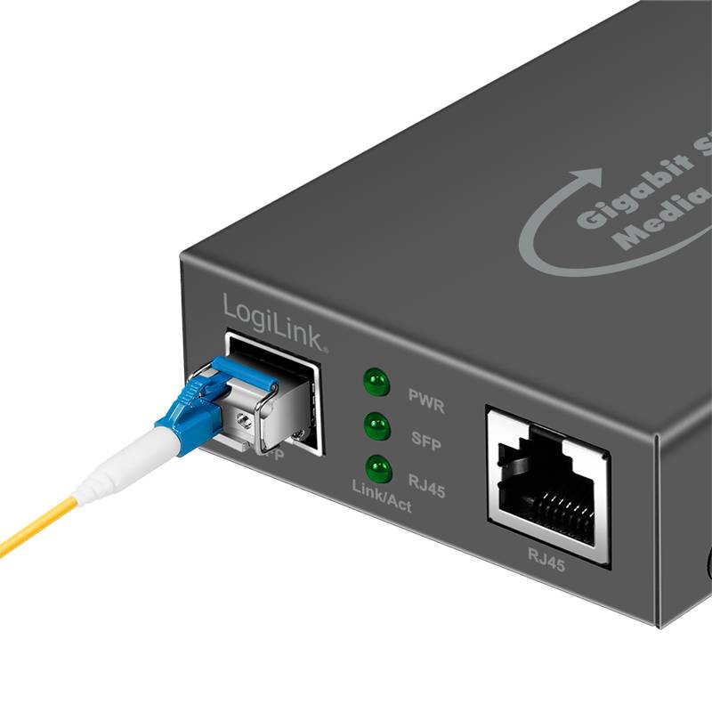 LogiLink Medienkonverter RJ45 auf SFP - Converter - 1 Gbps-3