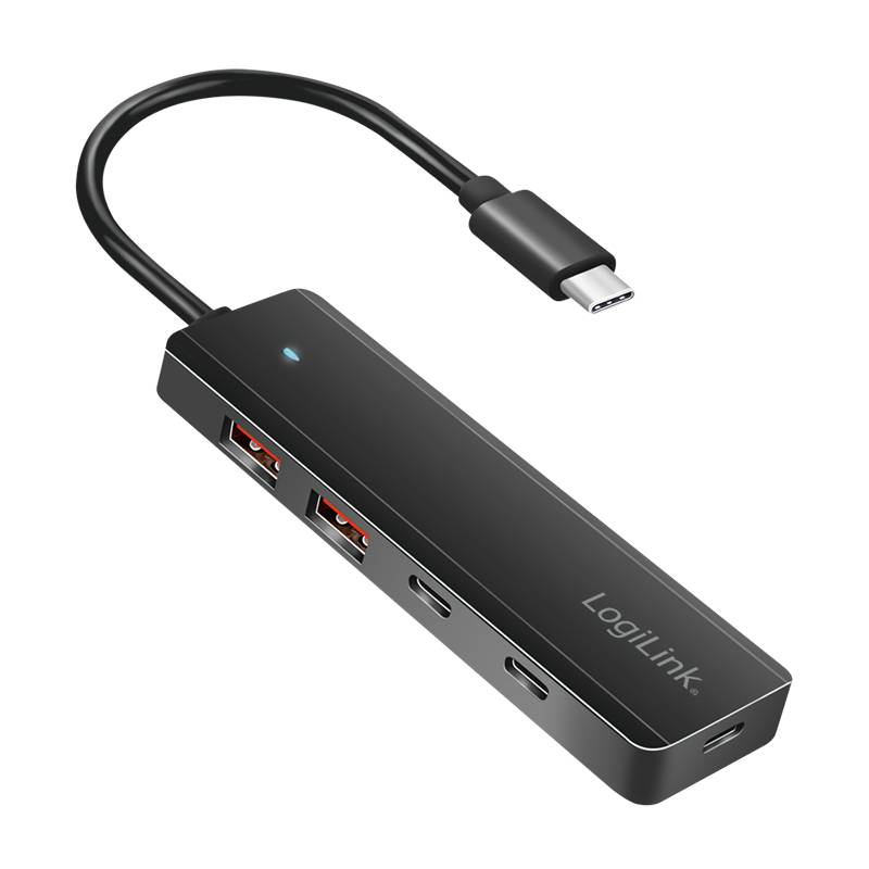 LogiLink USB Ultra-Slim-Hub, 4-Port, 2x USB-A, 2x USB-C (11117985)-1