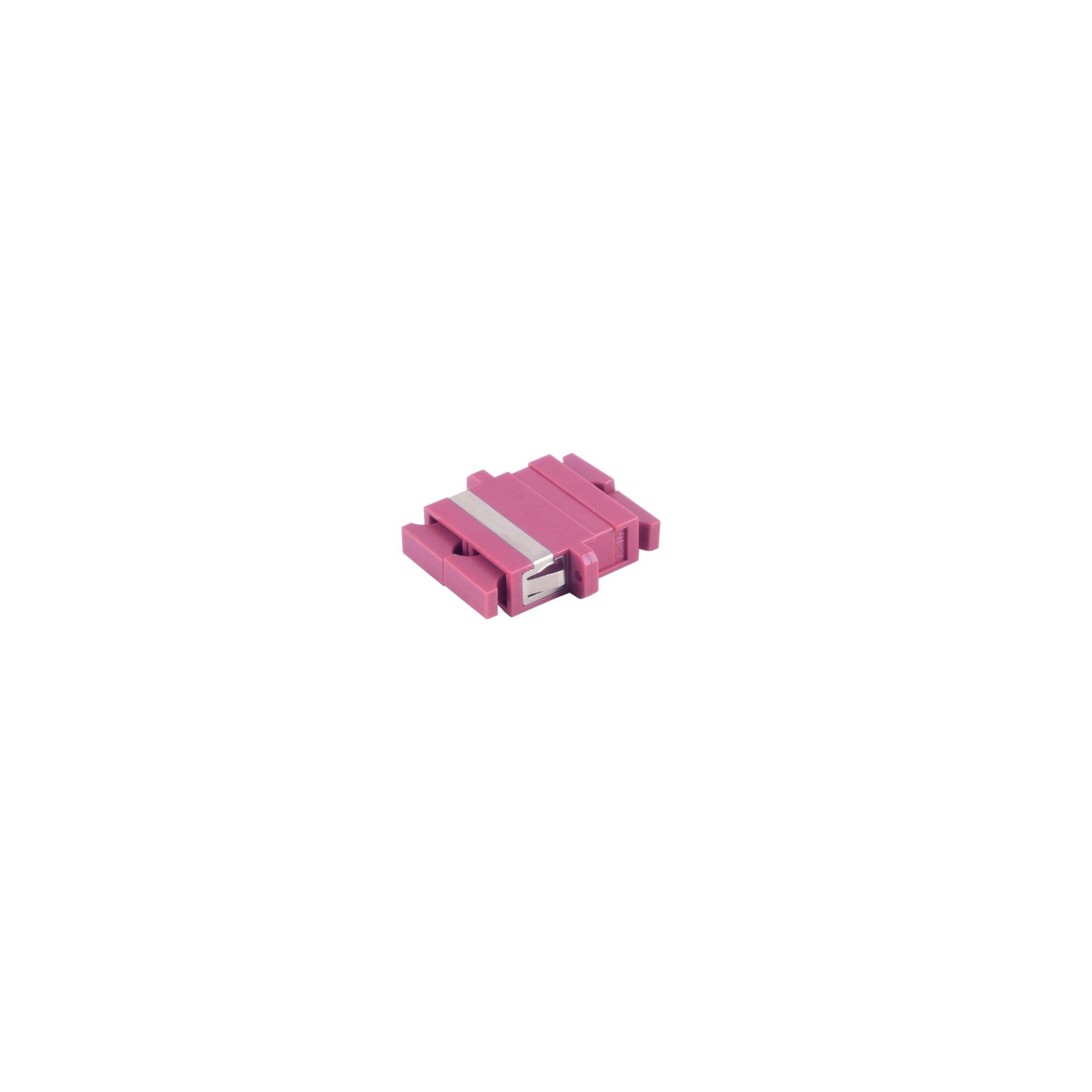 LWL-Verbinder, SC-SC, Duplex, violett-0