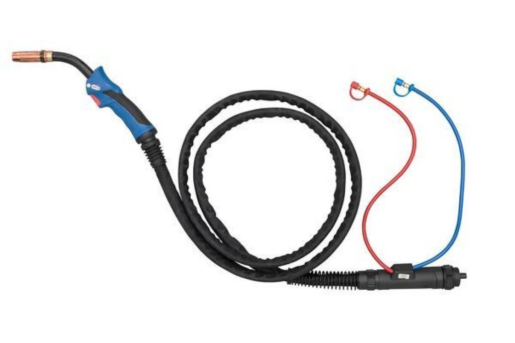 BINZEL MIG/MAG-SCHWEIßBRENNER ABIMIG W 555D GRIP S 4,00 M/FLÜSSIGGEKÜHLT, ABICOR BINZEL-1