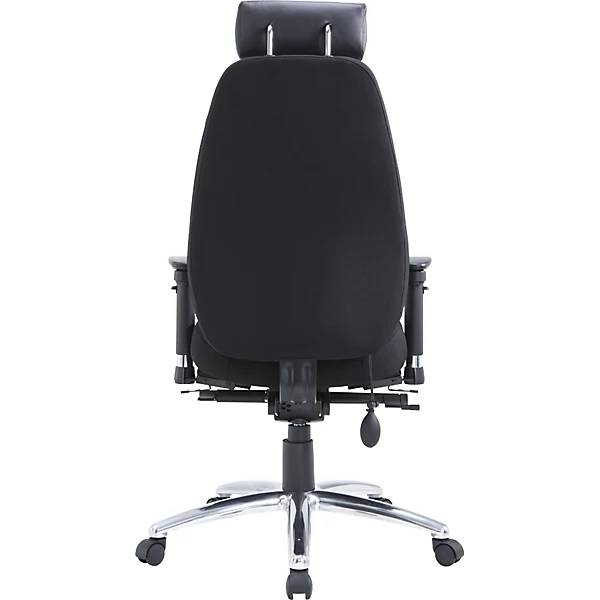 Bürostuhl Orion mit 4D-Armlehnen und Synchronmechanik schwarz. TAKKT Industrial & Packaging GmbH 82859749-1