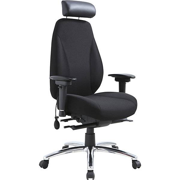 Bürostuhl Orion mit 4D-Armlehnen und Synchronmechanik schwarz. TAKKT Industrial & Packaging GmbH 82859749