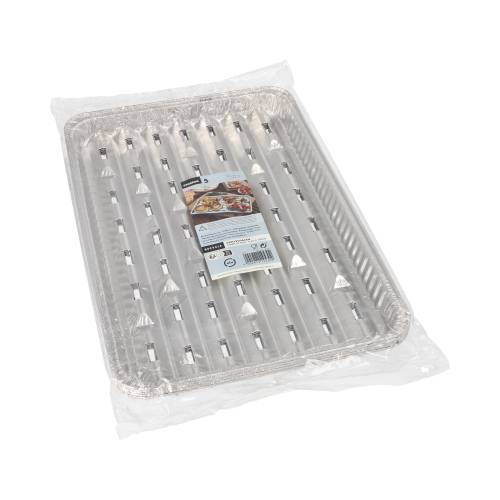 5 Grillschalen, Alu eckig 2,5 cm x 23 cm x 34 cm-2
