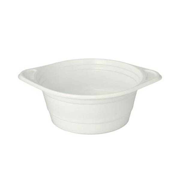 100 Suppenschalen, PP 750 ml Ø 15,6 cm · 6,5 cm weiss mit Anfasser