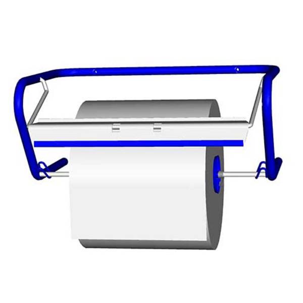 2 Wandhalter für Putzrollen 33,5 cm x 23,5 cm x 52,5 cm blau für Putzrollen