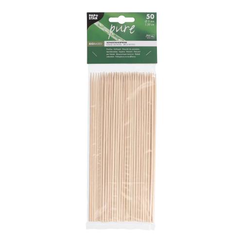50 Schaschlikspieße, Holz "pure" Ø 3 mm · 20 cm-1