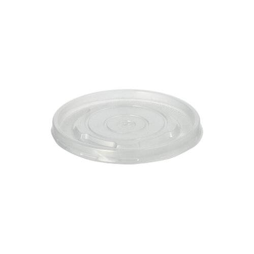 25 Deckel für Suppenbecher, PP Ø 9,8 cm · 1 cm transparent-0