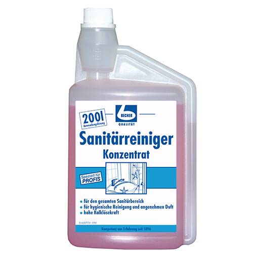 "Dr. Becher" Sanitärreiniger Konzentrat 1 l Dosierflasche-0
