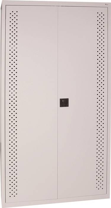 Umweltschrank SLP 1950 H1950xB1000xT500mm Stahlbl.lichtgrau/enzianblau-0