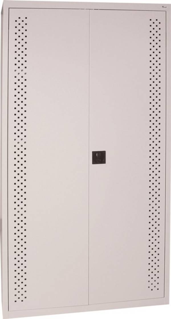 Umweltschrank SLP 1950 H1950xB1000xT500mm Stahlbl.lichtgrau/enzianblau