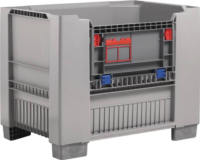 CRAEMER Palettenbox Kubo mit Klappe Tragkraft 1.000 kg