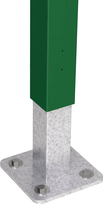 Überdachung All-in-One B5000xH2835xT2170mm Flachdach PC grau SPL-1