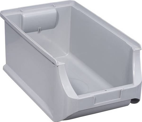 Sichtlagerkasten Profi-Plus L355xB205xH150mm PP grau ALLIT