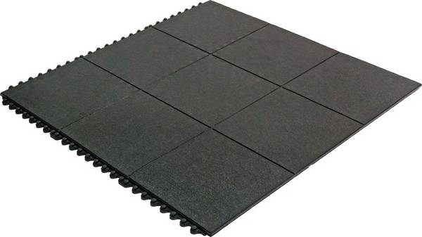 Arbeitsplatzmatte YOGA SOLID Spark schwarz B90xT90 cm - Artikel: 7830621781