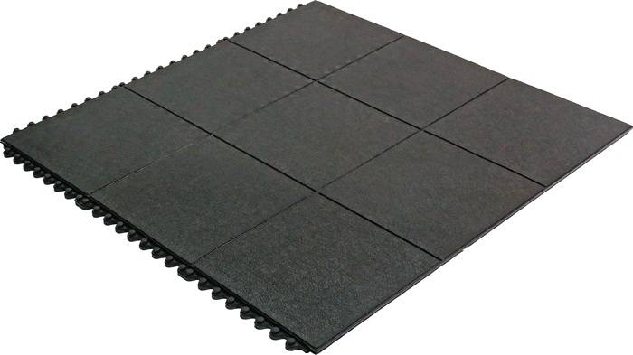 Arbeitsplatzmatte YOGA SOLID Spark schwarz B90xT90 cm-0