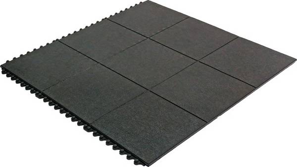 Anti-Ermüdungsmatte YOGA SOLID OIL, BxL 900 x 900 mm