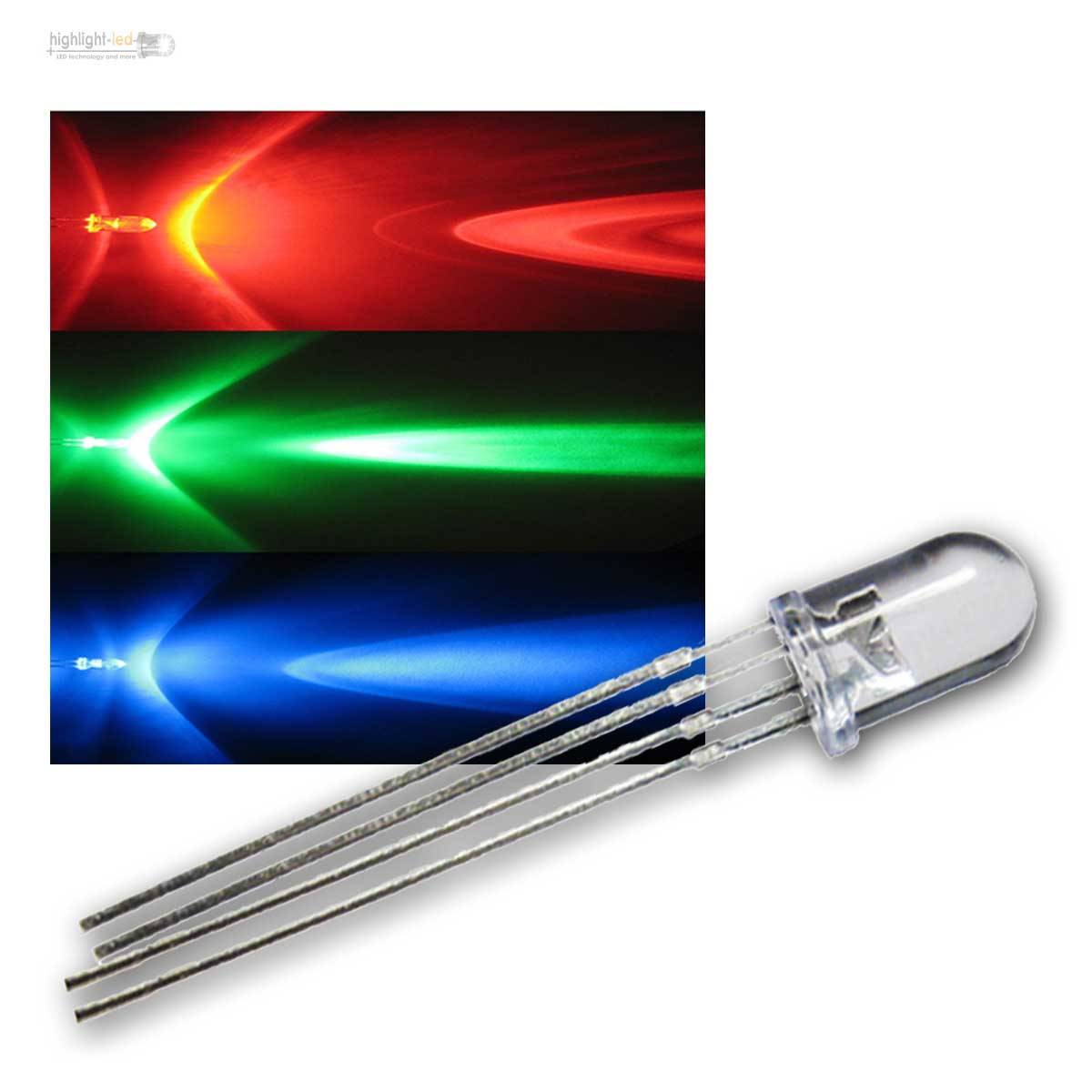 world-trading-net - 50 LEDs 5mm wasserklar RGB 4-polig steuerbar-1