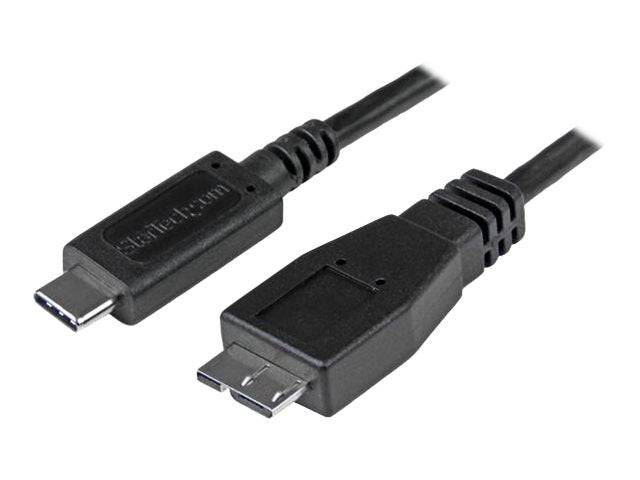 StarTech.com 1m USB 3.1 USB-C auf USB Micro B Kabel - USB 3.1 Typ C zu Micro-B Anschlusskabel - USB-Kabel - USB-C (M)-0