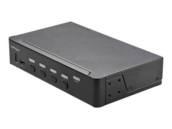 StarTech.com 4 Port HDMI KVM Switch - Einzelmonitor 4K 60Hz Ultra HD HDR - HDMI