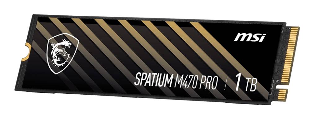 MSI SPATIUM M470 PRO SSD 1 TB intern M.2 2280 PCIe 4.0 x4 NVMe-4