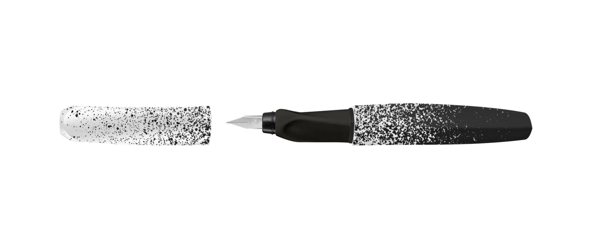 Pelikan 826174, Schwarz, Weiß, Kartuschenfüllsystem, Blau, Edelstahl, Beidhändig, 1 Stück(e)-3
