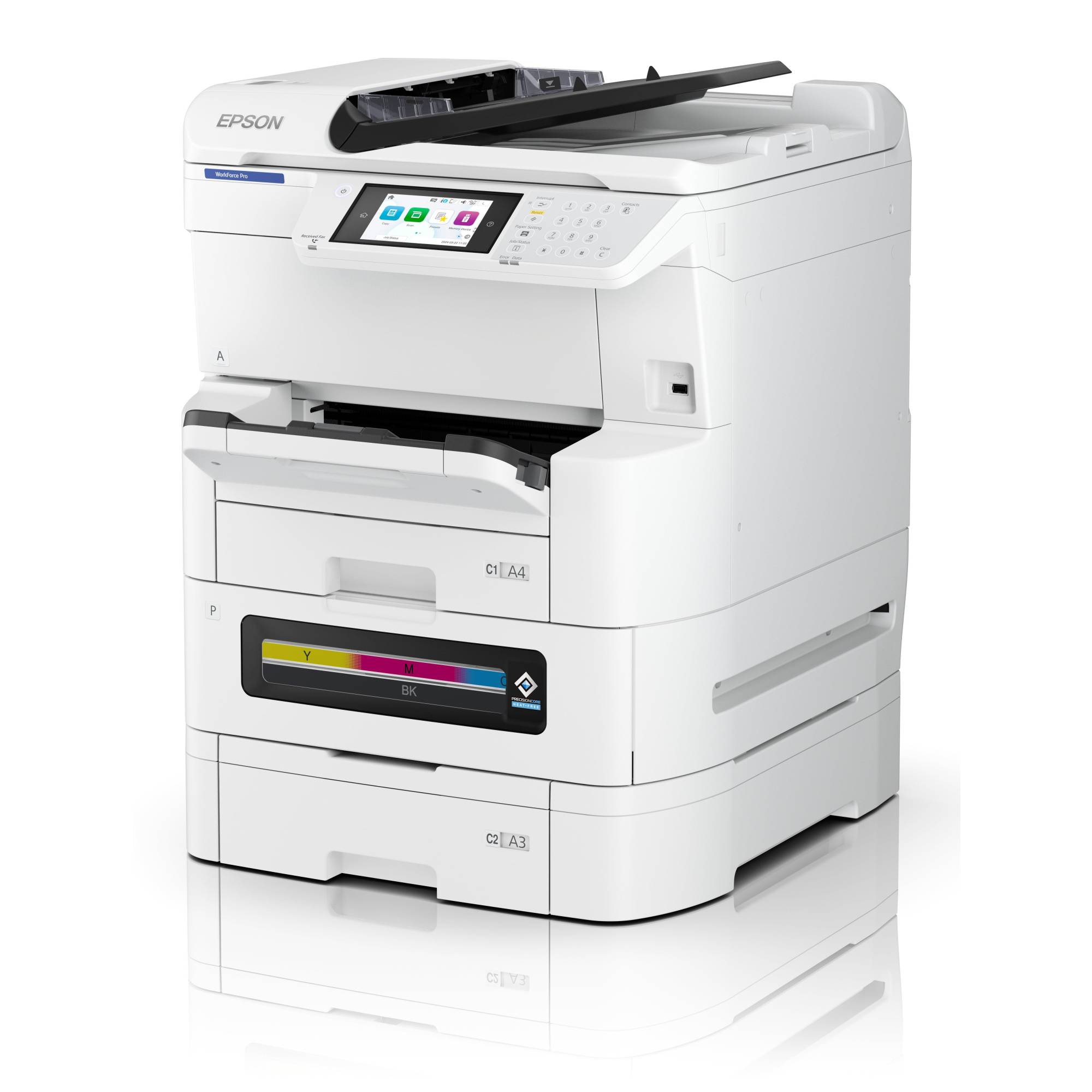 Epson WorkForce Pro EM-C8100RDWF - Multifunktionsdrucker - Farbe - Tintenstrahl - A3 (Medien)-4