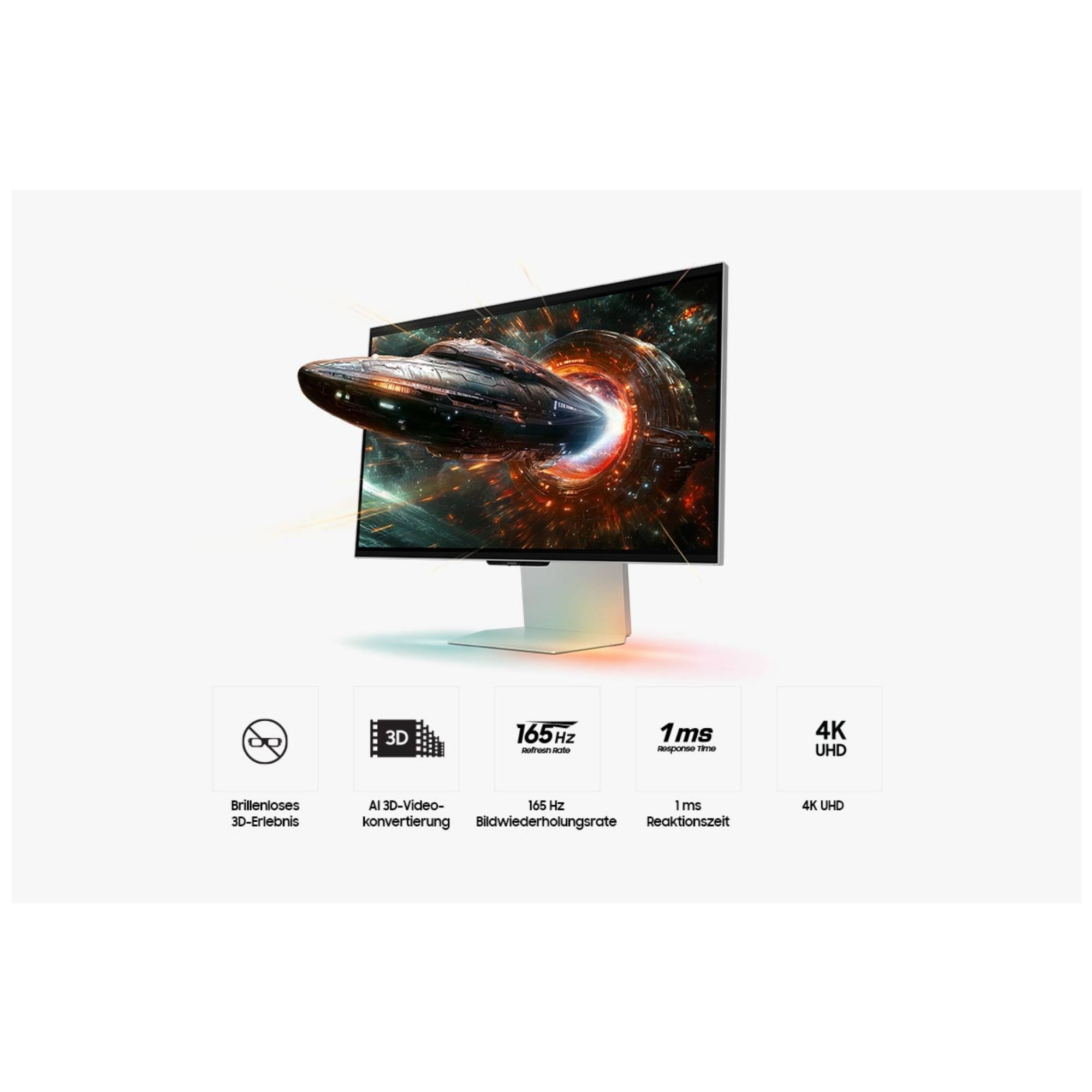 Samsung 27" Odyssey 3D (G90XF) 4K 165 Hz Gaming Monitor, 68,6 cm (27"), 2160 x 3840 Pixe-1