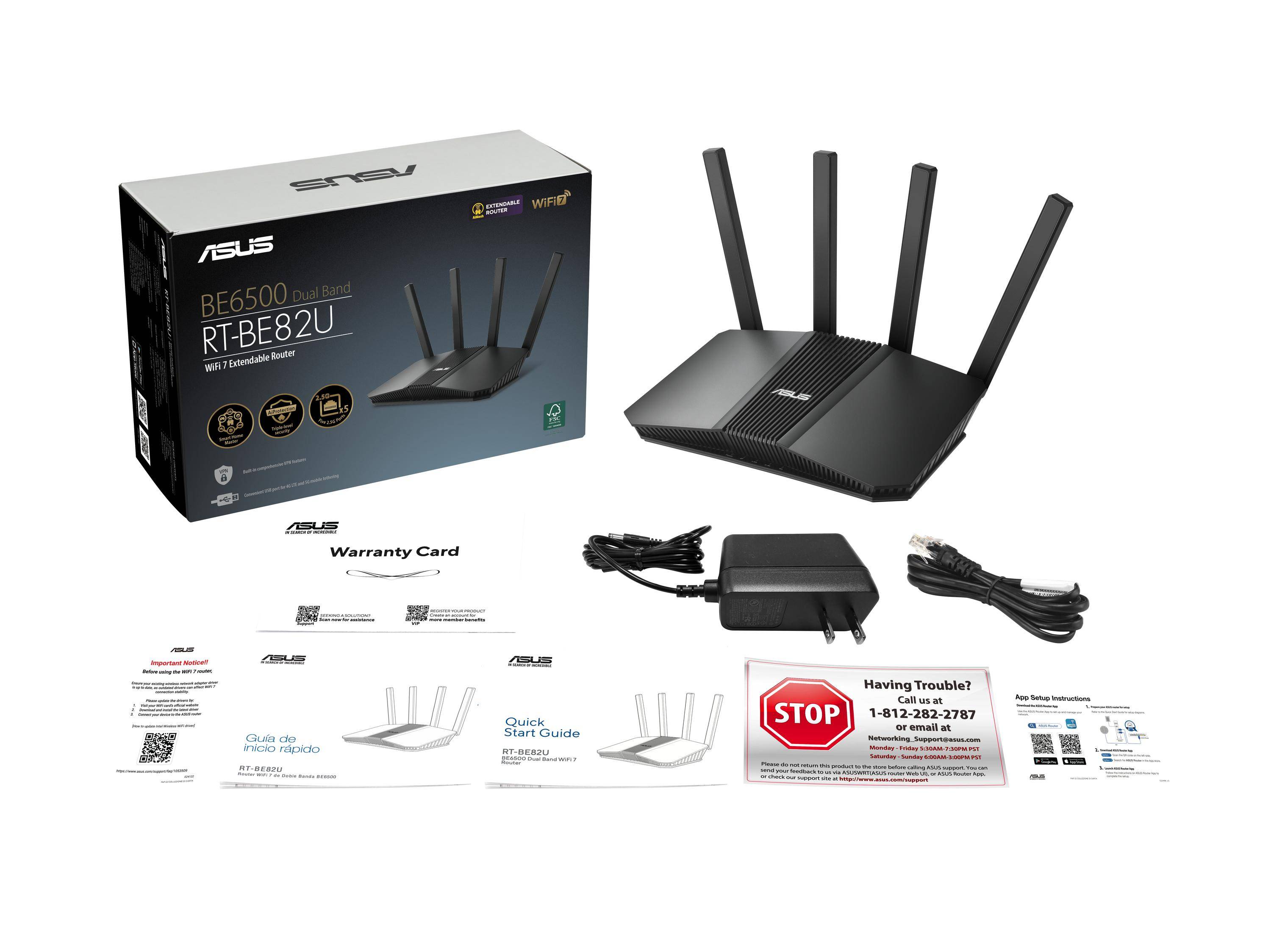 ASUS RT-BE82U - Wireless Router 4-Port-Switch-3