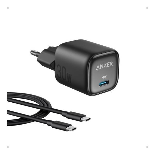 Anker Ladegerät, 30W, USB-C, Schwarz A2698G11