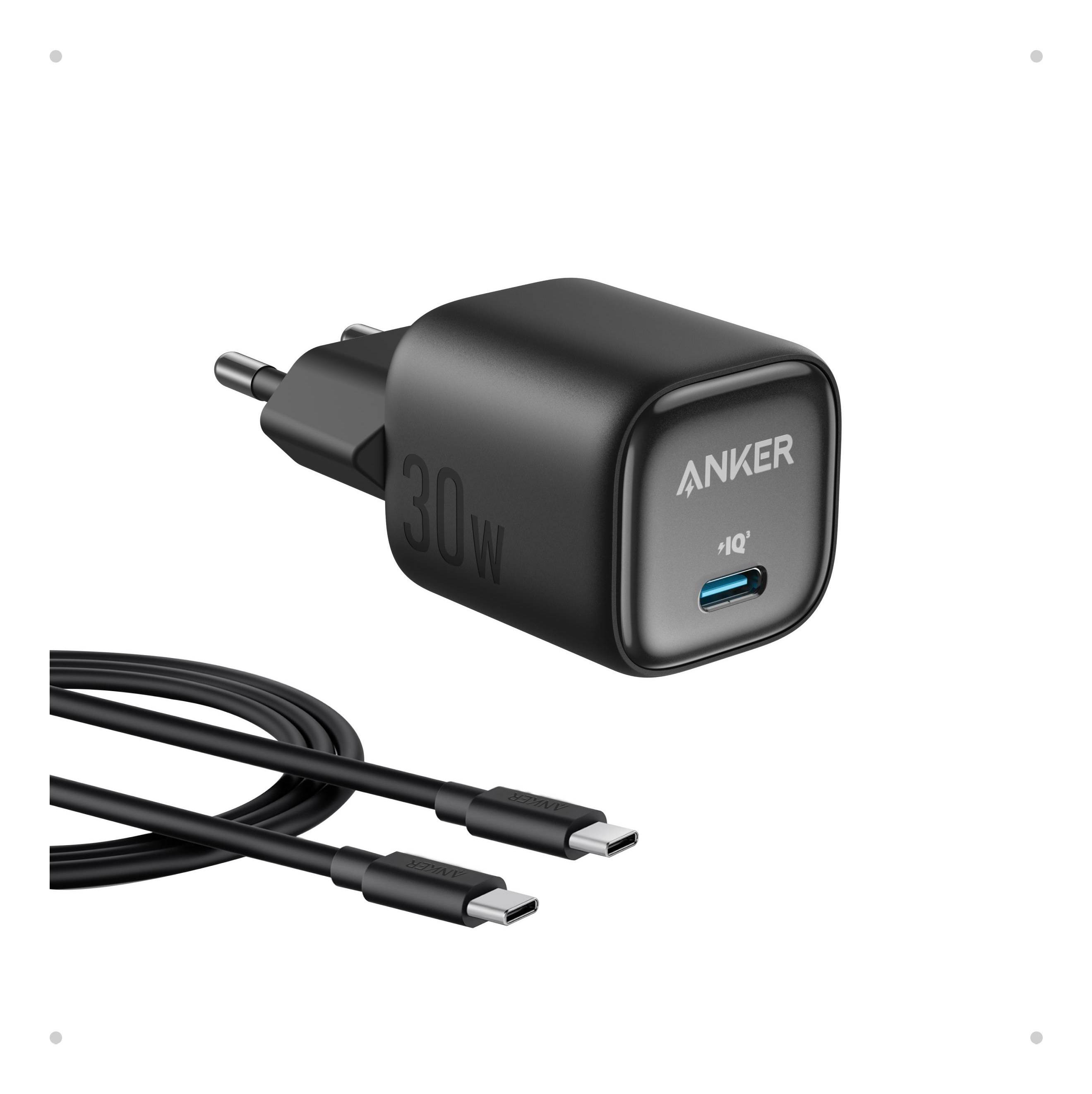 Anker Ladegerät, 30W, USB-C, Schwarz A2698G11-0