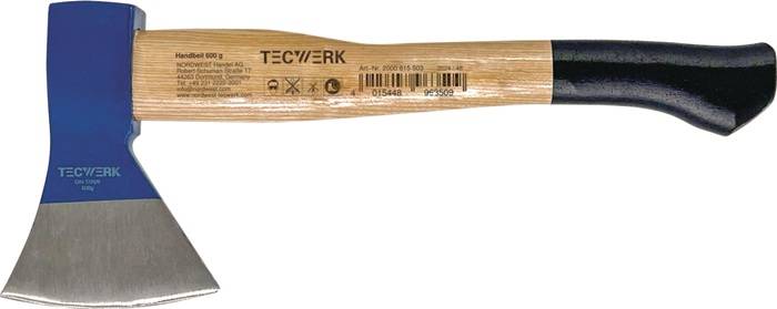 Handbeil Rheinische Form 600g Stiel-L.360mm Eschenkuhfuß stahlgeschmiedet TW-0