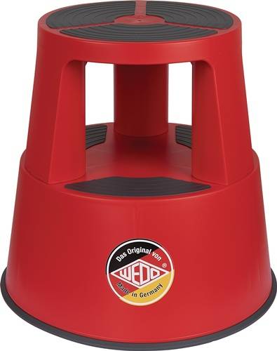 Rollhocker PP & TPE rot H.mit/ohne Belastung 420/428mm-0