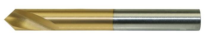 NC-Anbohrer D.10mm HSS-Co TiN 90Grad TECWERK